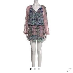 Ramy Brook Multicolor Boho Silk Dress